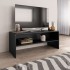 Mueble para TV madera contrachapada negro100x40x40