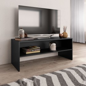 Mueble para TV madera contrachapada negro100x40x40