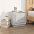 Mesitas de noche 2 uds madera gris hormigón 44x35x45