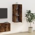 Mueble para TV de pared roble ahumado 40x34,5x100