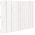 Cabecero de cama pared madera maciza pino blanco 95,5x3x60