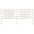 Cabecero madera maciza de pino blanco 206x4x100