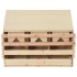 Ponedero para gallinas 3 compartimentos madera pino 72x33x54