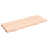 Tablero de mesa madera maciza borde natural 100x40x(2-4)