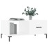 Mesa de centro madera contrachapada blanco 90x50x40