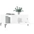 Mesa de centro madera contrachapada blanco 90x50x40