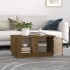 Mesa de centro madera maciza de pino marrón miel 80x50x40