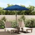 Sombrilla de jardín con palo de aluminio azul azure 270