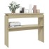 Mesa consola madera contrachapada roble Sonoma 102x30x80