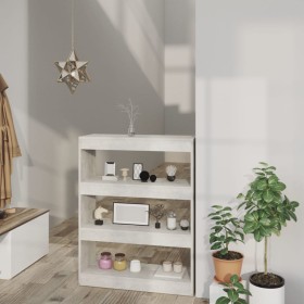 Estantería madera contrachapada gris hormigón 80x30x103