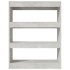 Estantería madera contrachapada gris hormigón 80x30x103