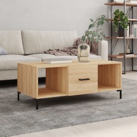 Mesa de centro madera contrachapada roble Sonoma 102x50x40