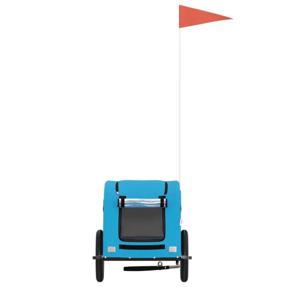 Remolque de bicicleta mascotas hierro tela Oxford