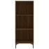 Aparador de madera de ingeniería marrón roble 34,5x32,5x90