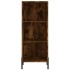 Aparador de madera de ingeniería roble ahumado 34,5x32,5x90