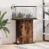 Soporte acuario madera ingeniería roble ahumado 75x36x72,5