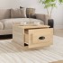 Mesa de centro madera contrachapada roble Sonoma 50x50x35