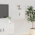 Muebles para TV de pared 2 uds blanco brillante 40x34,5x40