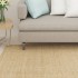 Alfombra de sisal natural 66x100