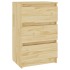 Mesita de noche madera maciza de pino 40x29,5x64