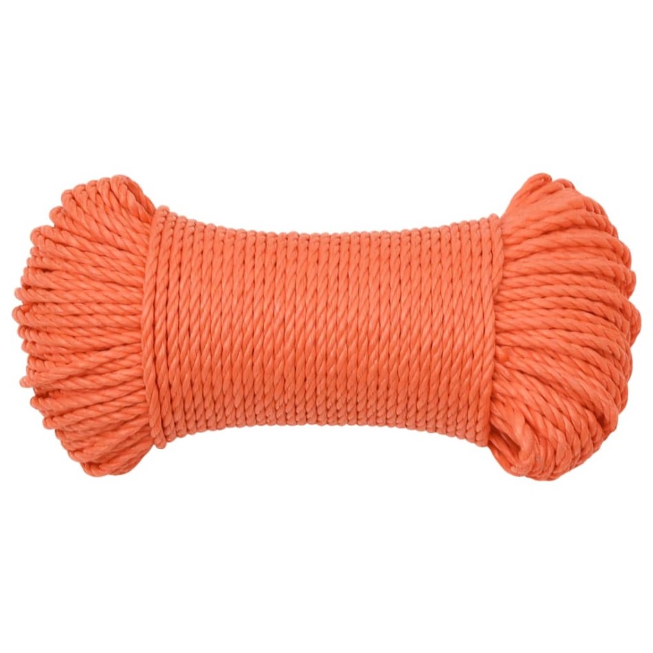 Cuerda de trabajo polipropileno naranja 8 mm 250
