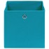 Cajas de almacenaje 10 uds tela azul celeste 32x32x32