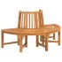 Banco de árbol semicircular madera maciza eucalipto Ø160