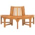Banco de árbol semicircular madera maciza eucalipto Ø160
