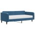 Sofá cama con colchón terciopelo azul 100x200