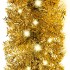 Guirnalda de Navidad con luces LED dorado 20
