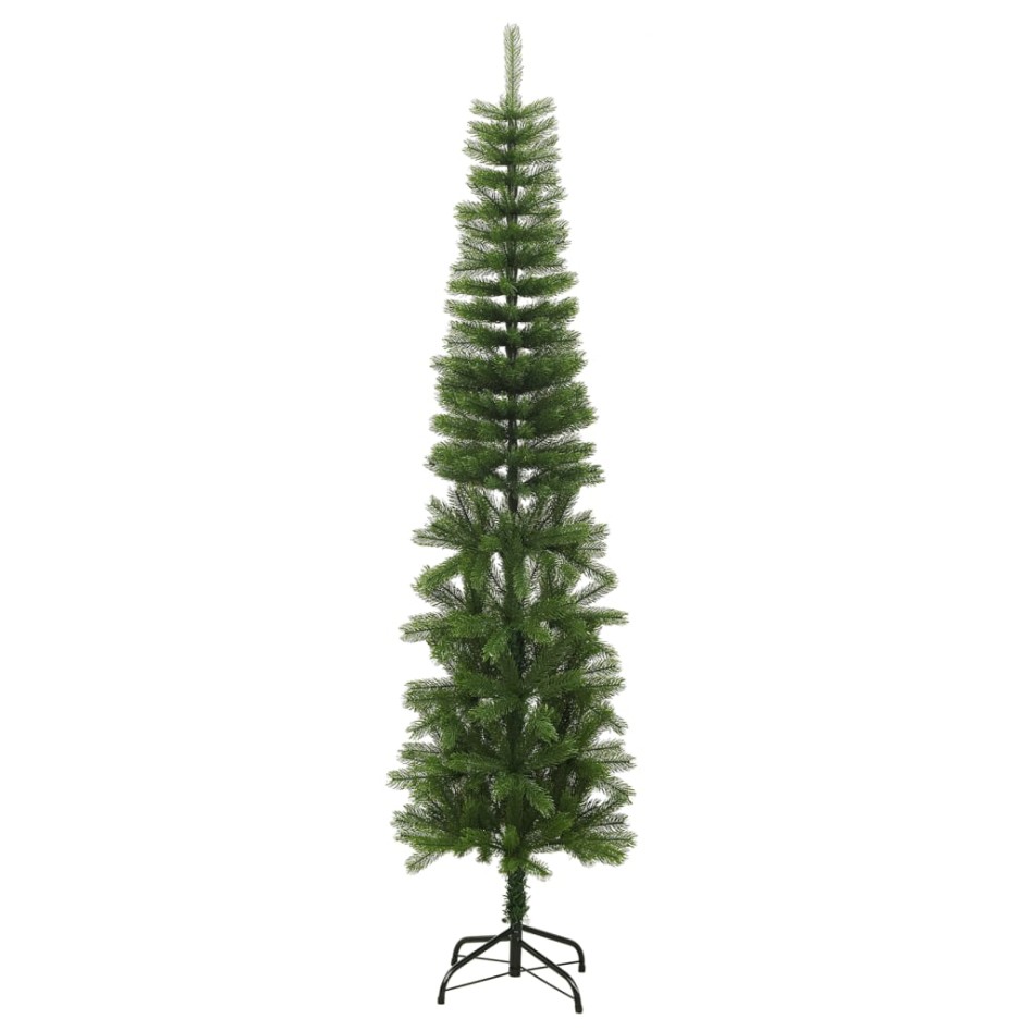 Árbol de Navidad artificial estrecho con soporte PE 240