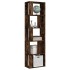 Estantería de madera contrachapada roble ahumado 45x24x160