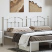 Cabecero de metal blanco 180 cm