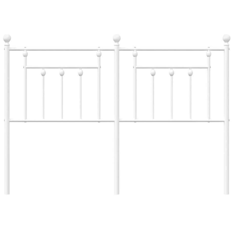 Cabecero de metal blanco 150