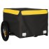 Remolque para bicicleta hierro negro y amarillo 30