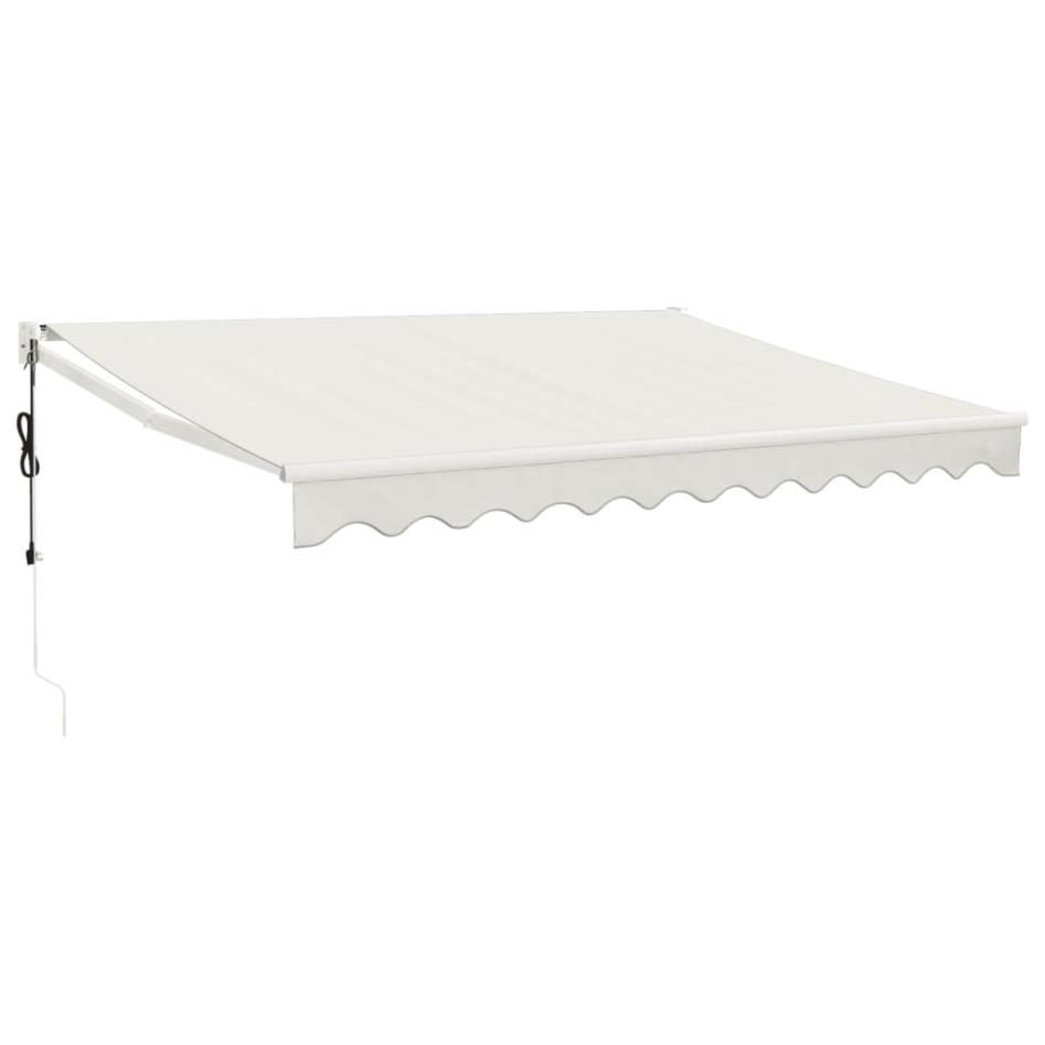 Toldo retráctil automático color crema 3,5x2,5