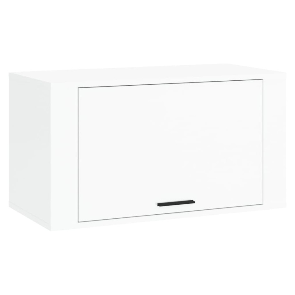 Mueble zapatero pared contrachapada blanco brillo 70x35x38