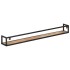 Estantes de pared 2 unidades 160 cm madera maciza