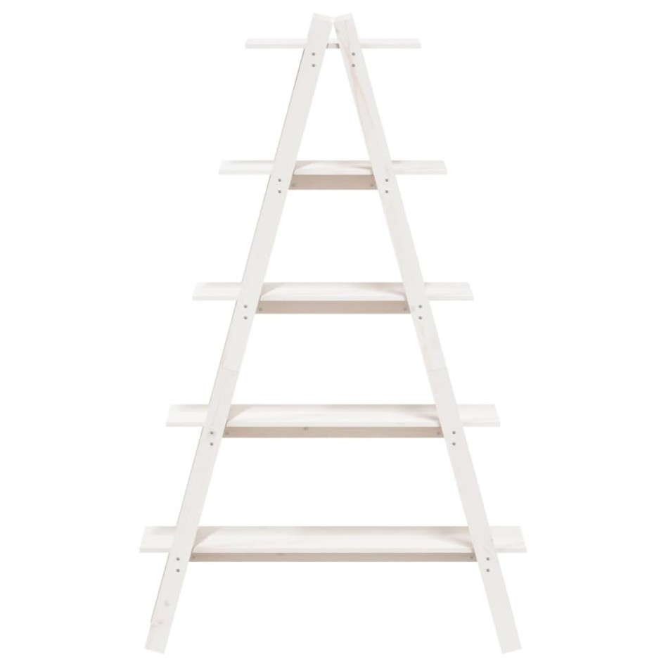 Estantería 5 niveles forma A madera maciza pino 110x40x180,5