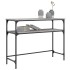 Mesa consola madera de ingeniería gris Sonoma 100x35,5x75