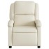 Sillón reclinable de cuero sintético