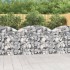 Cesta gaviones forma arco hierro galvanizado 150x30x100/120