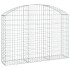 Cesta gaviones forma arco hierro galvanizado 150x30x100/120
