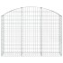 Cesta gaviones forma arco hierro galvanizado 150x30x100/120