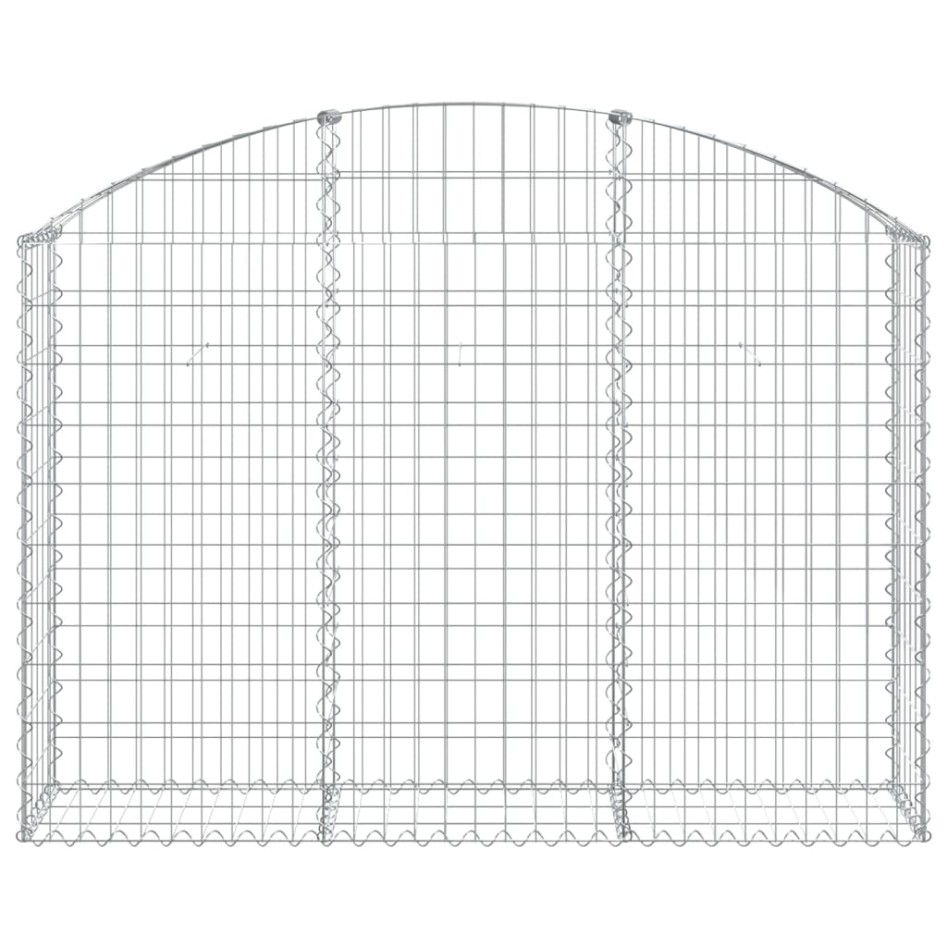 Cesta gaviones forma arco hierro galvanizado 150x30x100/120