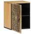 Armario de baño de pared madera maciza de mango 38x33x48