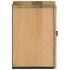 Armario de baño de pared madera maciza de mango 38x33x48