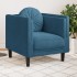 Sillón con cojín terciopelo