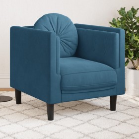 Sillón con cojín terciopelo