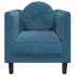 Sillón con cojín terciopelo